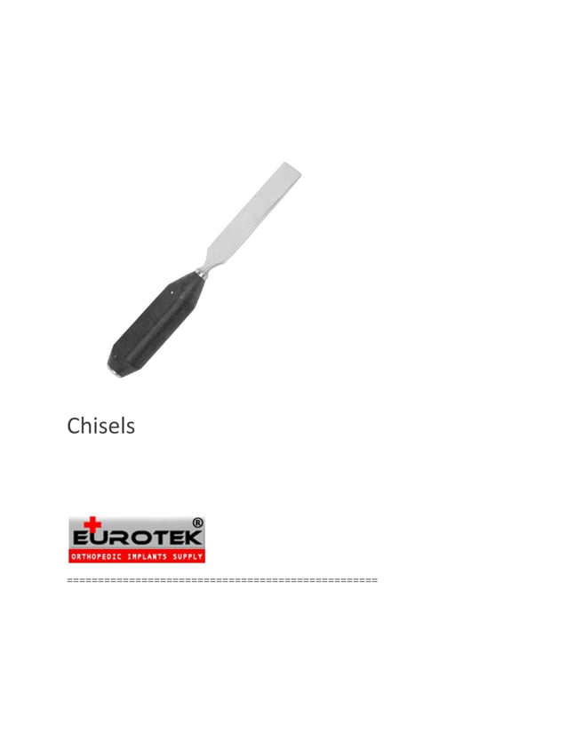 Chisels PDF