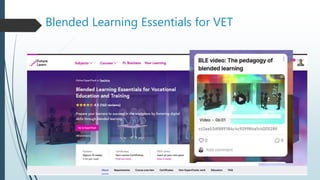 Blended Learning Essentials for VET
 