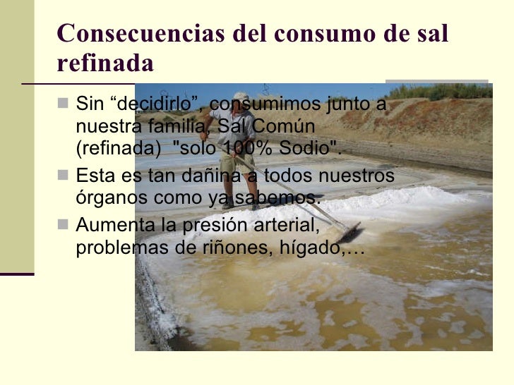 Resultado de imagen para SAL REFINADA