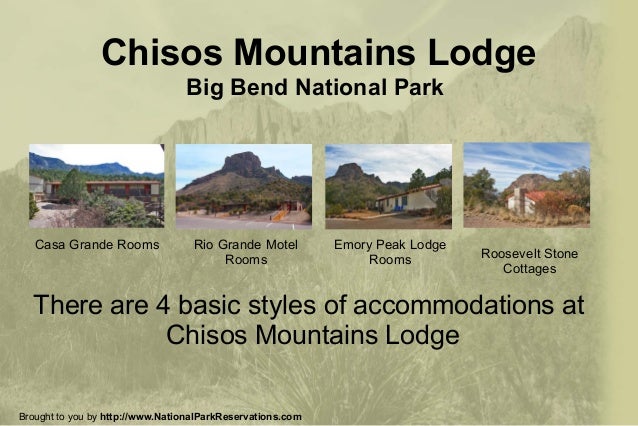 Chisos Mountains Lodge Big Bend National Park