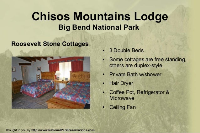 Chisos Mountains Lodge Big Bend National Park