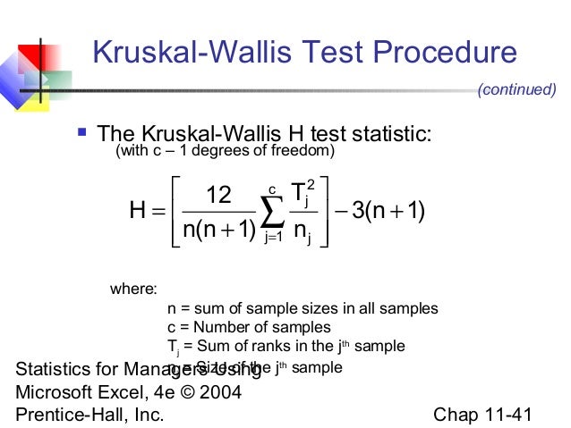 Chi Square Using Excel