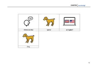 CHISTES mariluislgf
12
-Cómo se dice ‘perro’ en inglés?
-Dog.
 