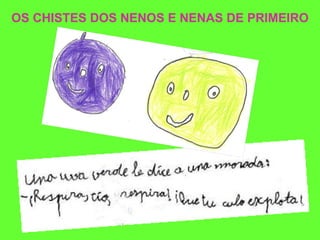 OS CHISTES DOS NENOS E NENAS DE PRIMEIRO 
