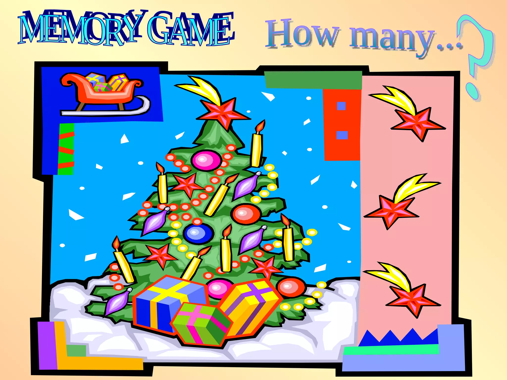 MEMORY GAME How many... ? 