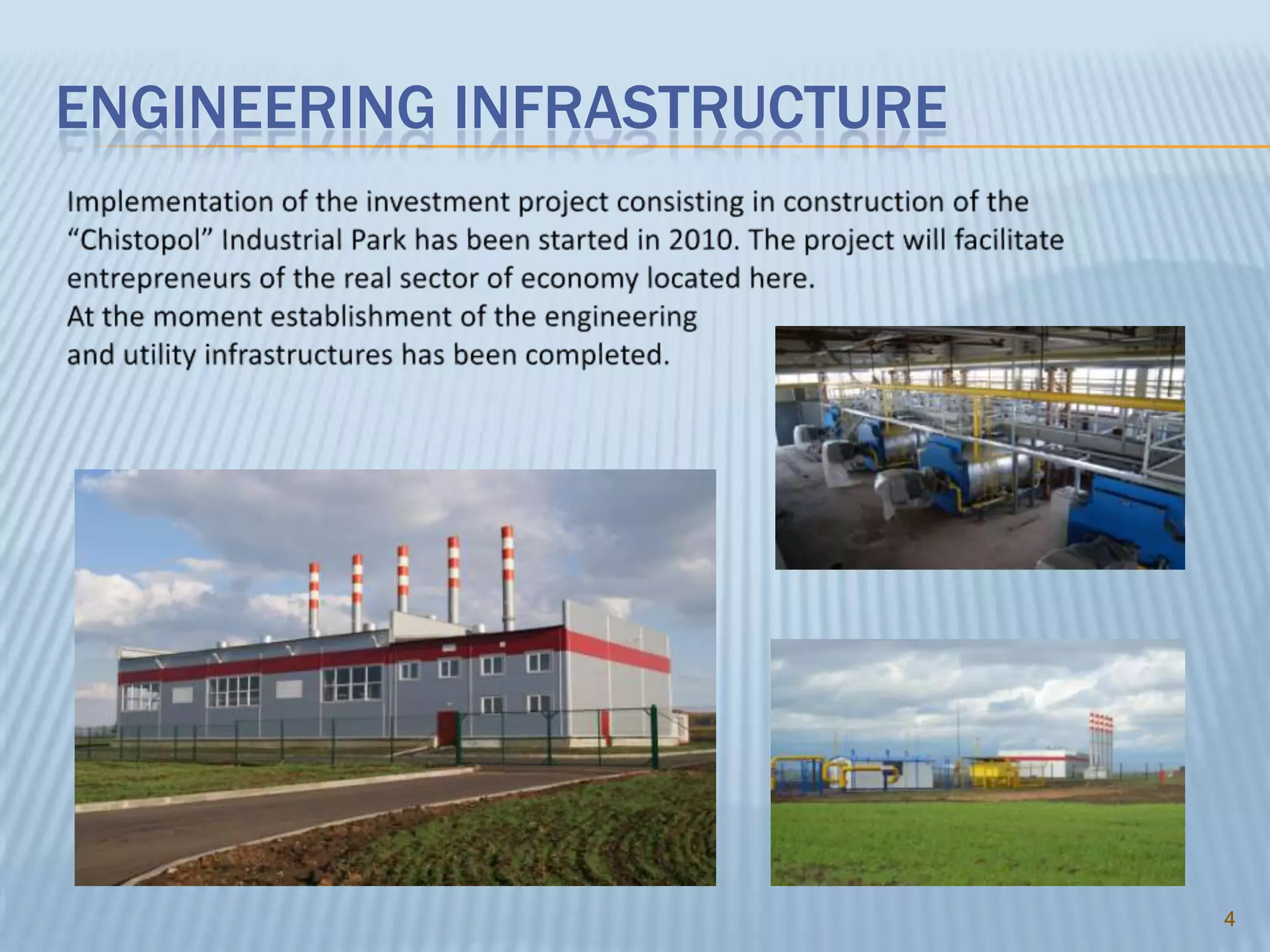 ENGINEERING INFRASTRUCTURE
4
 
