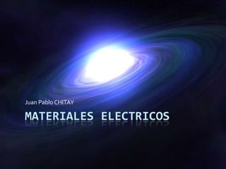Juan Pablo CHITAY

MATERIALES ELECTRICOS
 