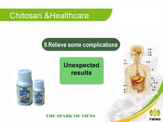 Chitosan &Healthcare


        9.Relieve some complications


               Unexpected
                 results
 
