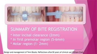 CHITRA TWIN BLOCK myofuctional appliance.pptx