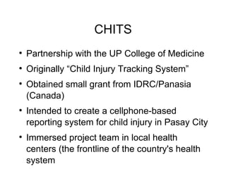 CHITS - Dr. Alvin Marcelo | PDF