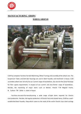 CHITTARANJANLOCOMOTIVES WORKS | DOCX