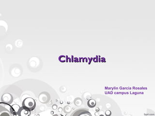 Chlamydia

        Marylin García Rosales
        UAD campus Laguna
 