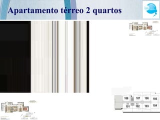 Apartamento térreo 2 quartos 