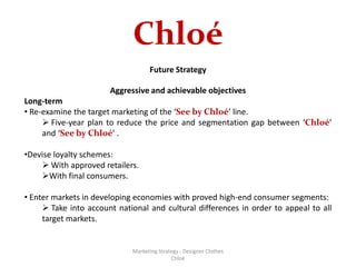Marketing Strategies and Marketing Mix of Chloe
