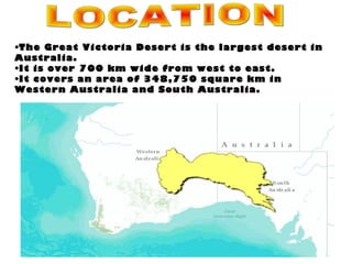 Great Victorian Desert Map Chloes Desert Diorama Presentation Slide Show 2 320 