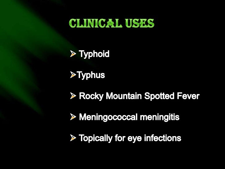 Chloramphenicol Dosage For Typhoid