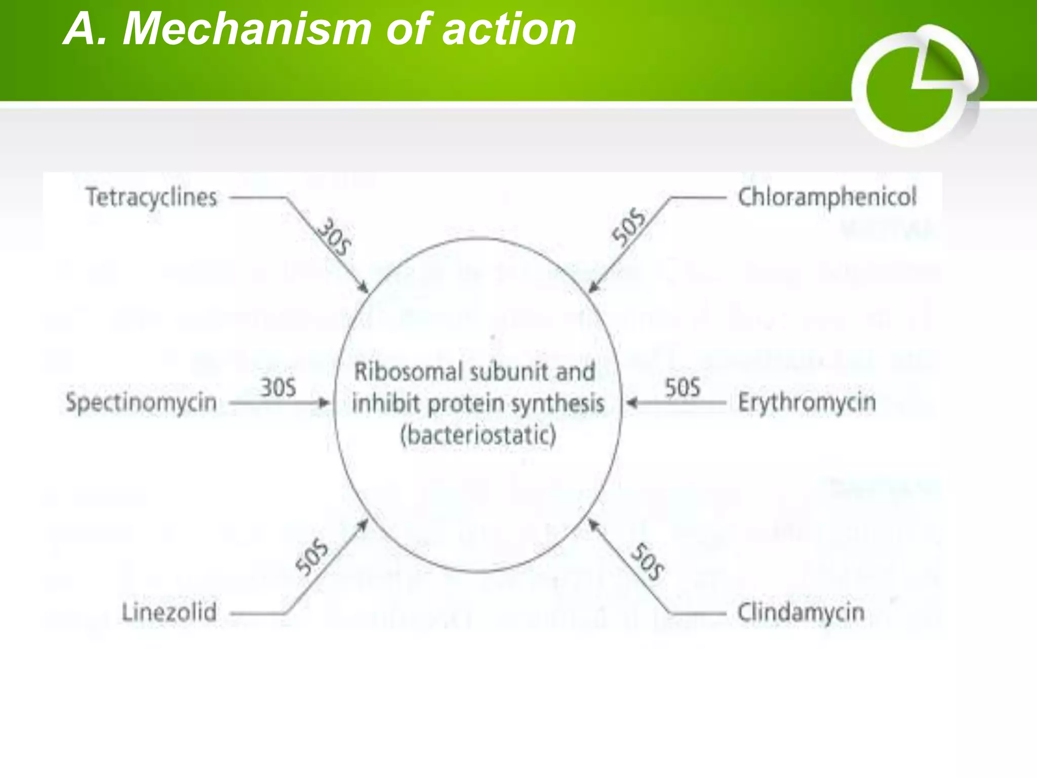 A. Mechanism of action
 