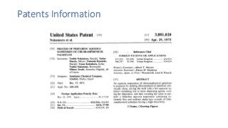 Patents Information
 