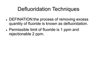 Chlorination only | PPT