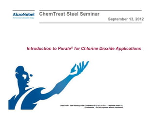 Chlorine dioxide-application-chemtreat - part 1
