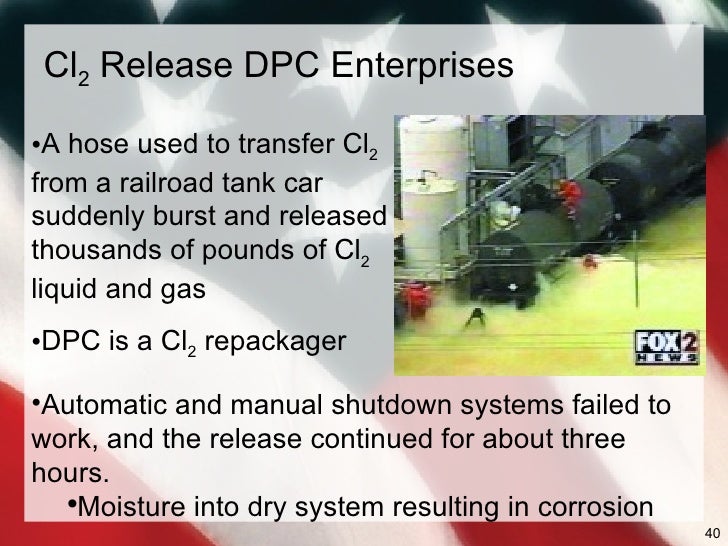 Chlorine Hazards 2009