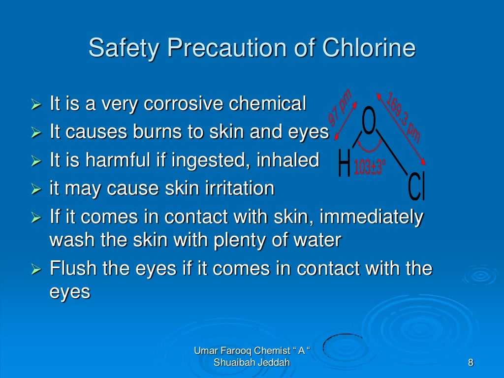 Chlorine uses & safety