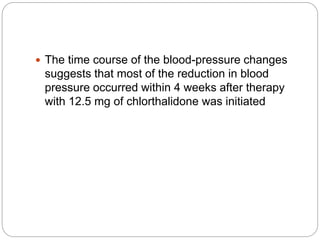 Chlorthalidone for hypertension in advanced ckd