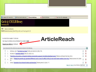 Full-text NOT available





               ArticleReach
 