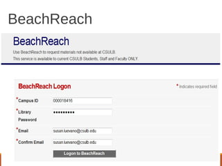 BeachReach
 
