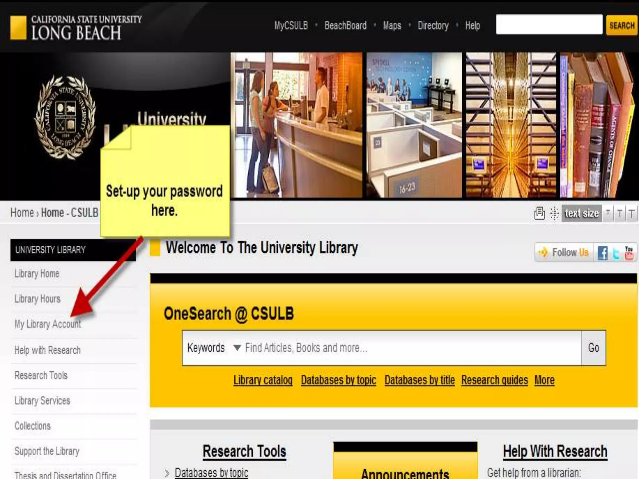 
Using databases off campus




  Susan Luévano, CSULB, University
              Library
 