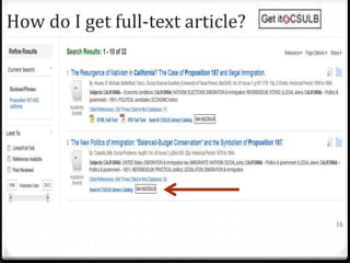 How do I get full-text article?
16
 