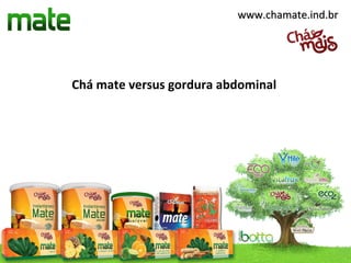 www.chamate.ind.br




Chá mate versus gordura abdominal
 