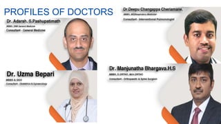 PROFILES OF DOCTORS
 