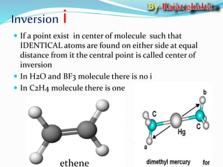 Symmetry and group theory | PPTX