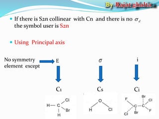 Symmetry and group theory | PPTX