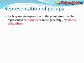 Point Groups Math Symmetry and group theory | PPTX