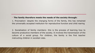Comprehensive Overview of Family as the Unit of Care in Community ...