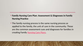Comprehensive Overview of Family as the Unit of Care in Community ...