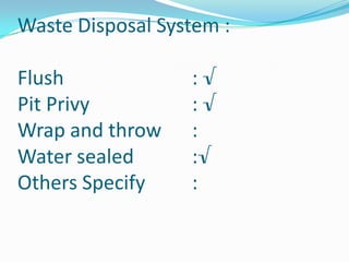 Pit Privies Example CHN(Community Health Nursing) | PPTX
