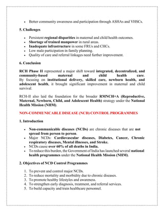 COMMUNITY HEALTH NURSING II MSC NURSING 2ND YEAR | PDF