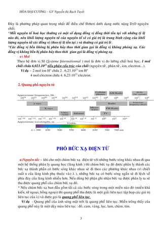 Lí thuyết Hóa đại cương phần cấu tạo nguyên tử | PDF
