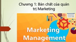 Chương 1: Bản chất của quản
trị Marketing
 