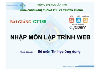 Chương 3-Cascading Style Sheets_Slide_in_SV.pdf111 | PDF