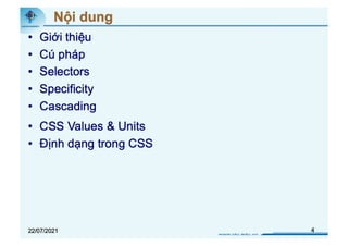 Chương 3-Cascading Style Sheets_Slide_in_SV.pdf111 | PDF