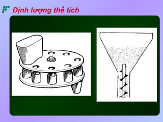 Định lượng thể tích 
 