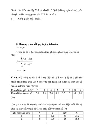 Linear Regression  Hồi quy tuyến tính trong Machine Learning