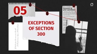 EXCEPTIONS
OF SECTION
300
05
 