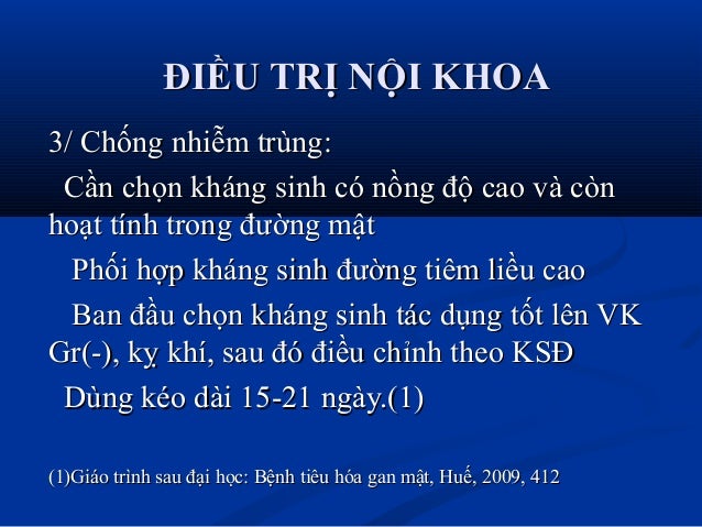 Chẩn đoán và điều trị sỏi mật Chẩn đoán và điều trị sỏi mật
