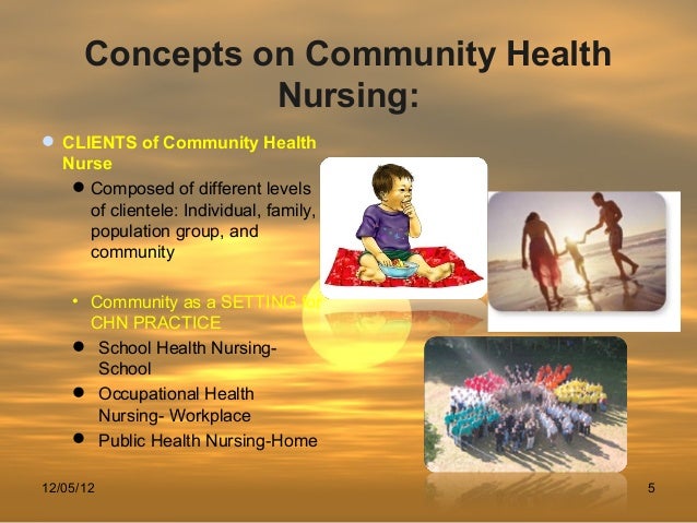 Concepts Within Community And Public Health