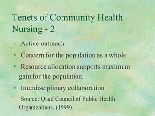 community health nursing | PPT